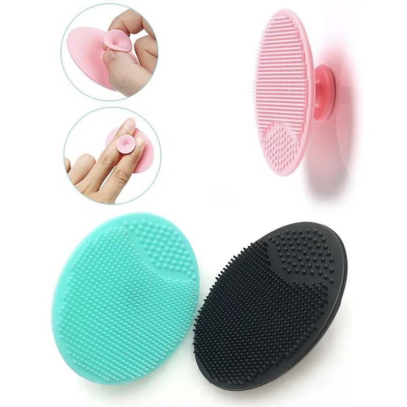 Silicone Face Scrubber Electric - 1/2 adet, Saç Derisi Masaj Fırçası,