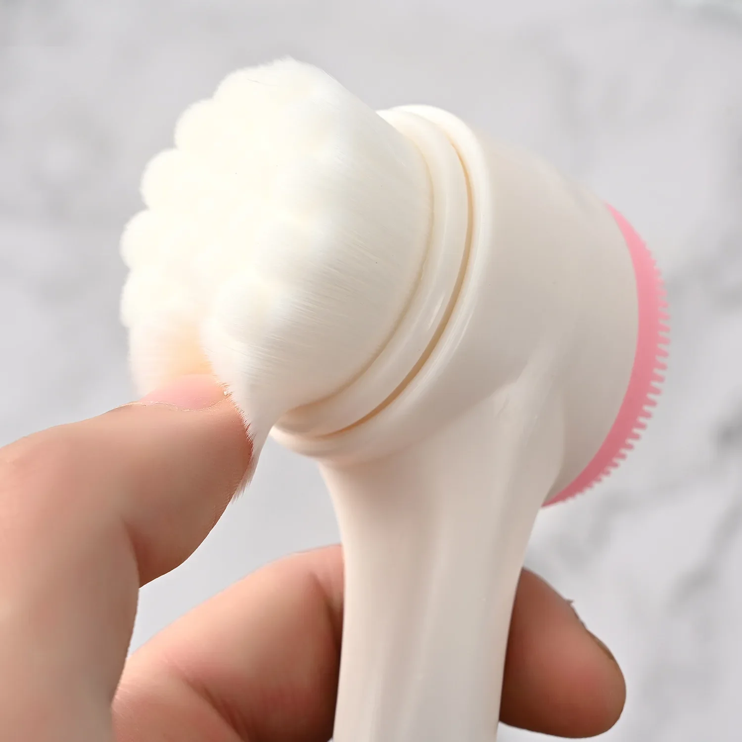 Silicone Face Scrubber Electric - Silikon yüz yüz temizleme fırçası manuel