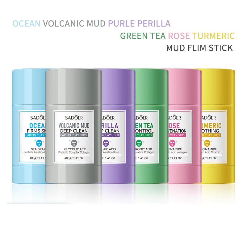 Green Tea Cleansing Clay Mask - SADOER Yeşil Çay ve Gül Özlü