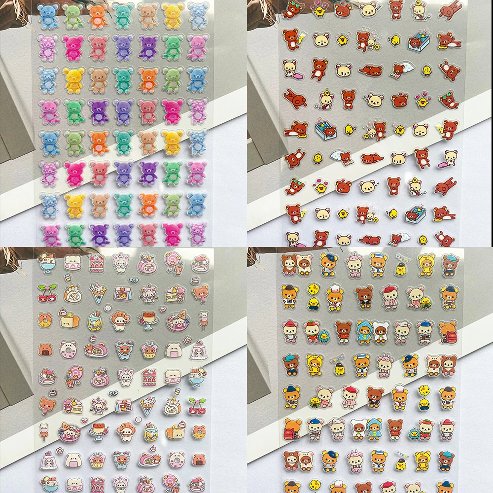 Nail Art - Pvc Süper Mini Pembe Rilakkuma Posteri