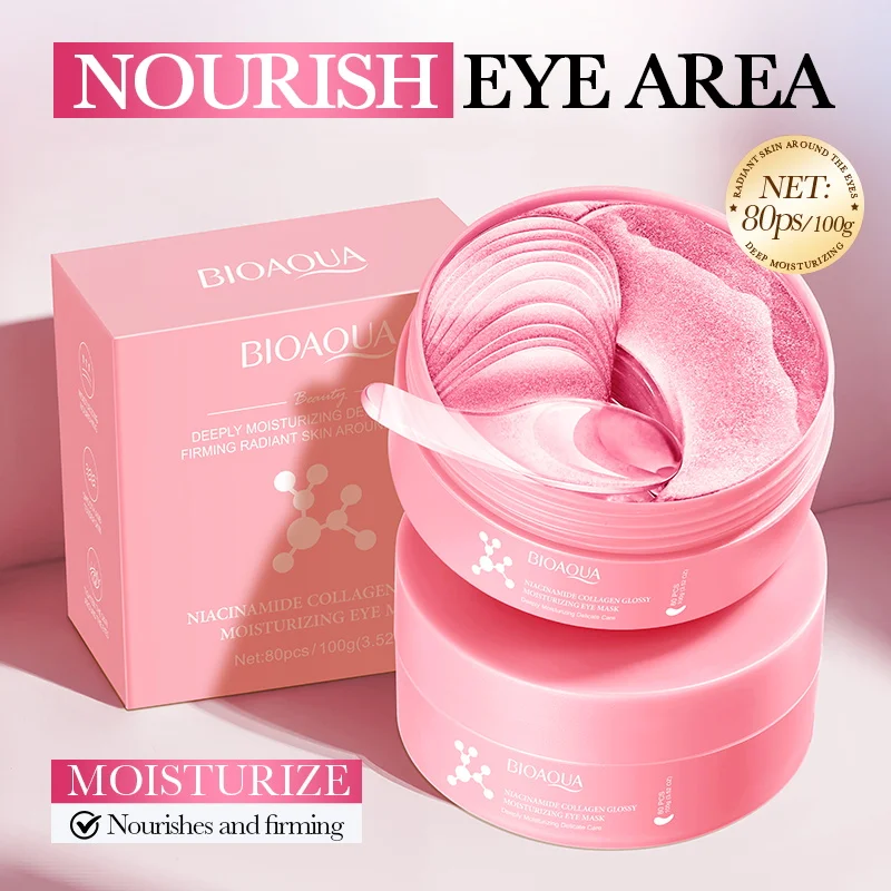 Collagen Under Eye Patches - 80 Adet Niasinamid ve Kolajen İçeren