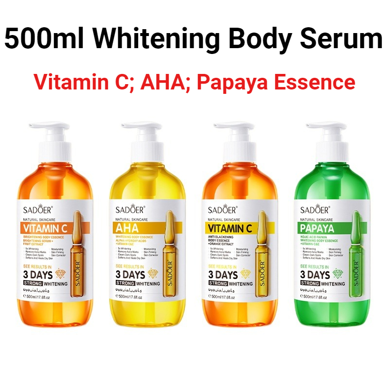 SADOER AHA Beyazlatıcı Vücut E - Hyaluronic Acid Facial Serum incelemesi ve fiyatı
