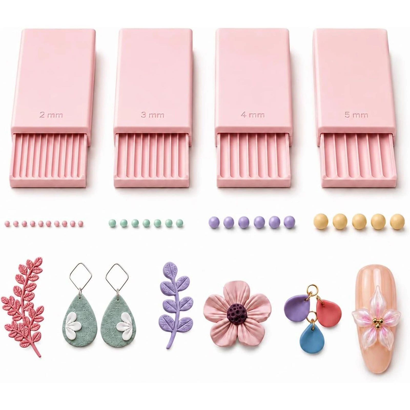 4 Adet 3D Baskı Kil Jel Topu Y - Nail Art incelemesi ve fiyatı