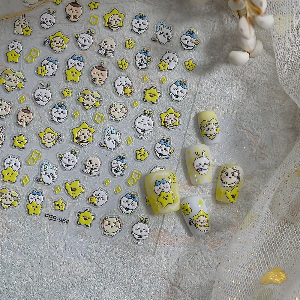 Yeni Chiikawa 5D Kabartmalı Tı - Nail Art incelemesi ve fiyatı