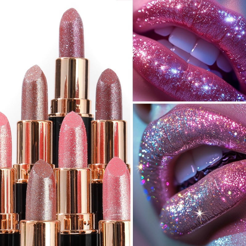 Metalik Simli Ruj Elmas Göz Ka - Matte Velvet Lip Tint Long Lasting incelemesi ve fiyatı