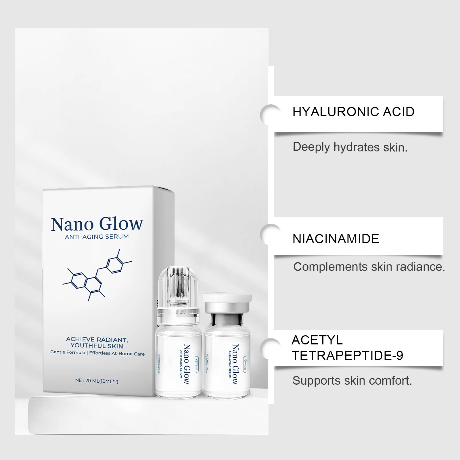 2*10ML Yüz İçin Hyaluronik Asi - Hyaluronic Acid Facial Serum incelemesi ve fiyatı